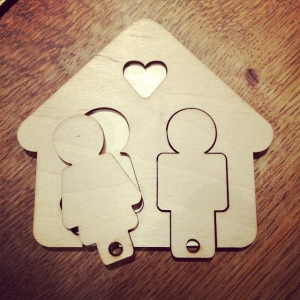 His & Hers Key Holder